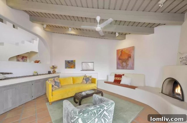 A Rock Solid Wonder Hidden in Plain Sight 6 Interior view of Casa de Roca showing artistic details, natural light, and organic forms