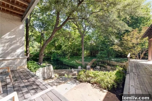 Expansive outdoor deck perfect for entertaining or relaxation