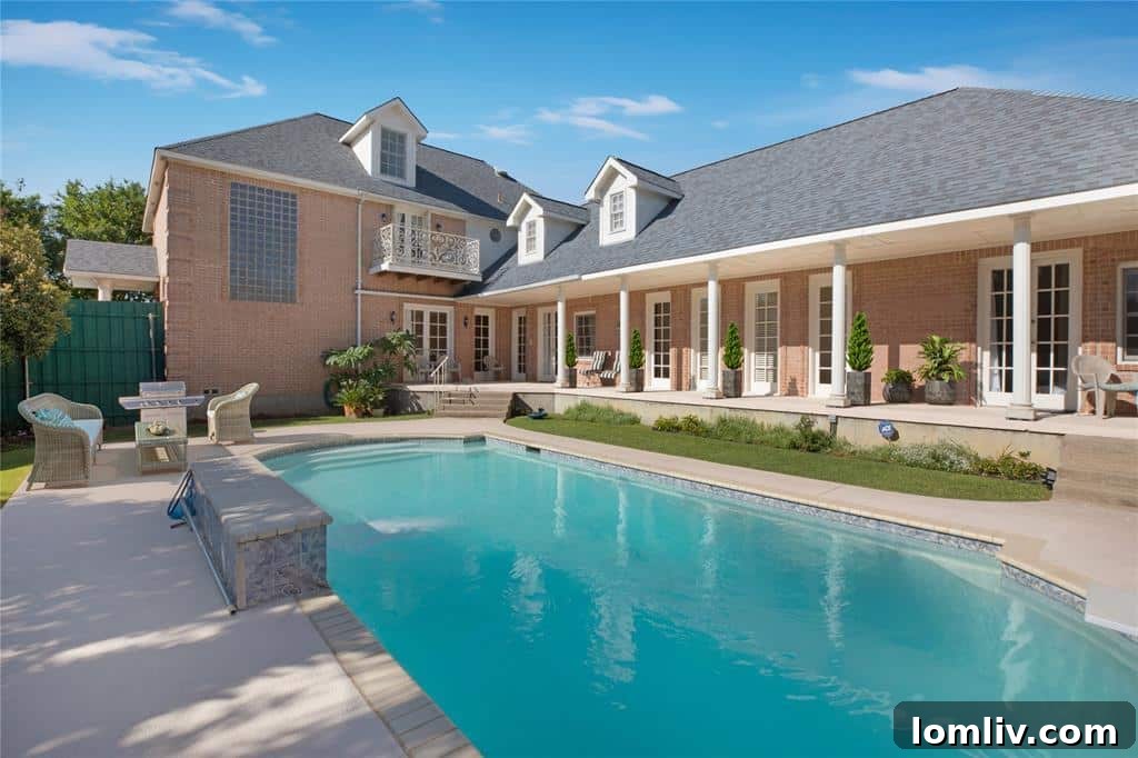 Luxury Backyard Dallas Home with Pool