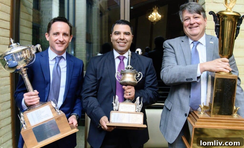 Alan Hoffmann with fellow Dallas Builders Association Honorees - Matt Robinson, Chris Clay