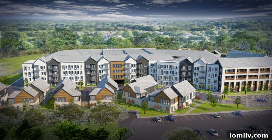 Standard rendering of the proposed Shoreline development.