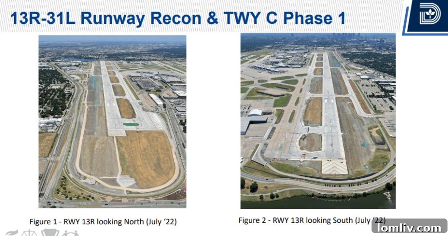 Runway operations at Dallas Love Field