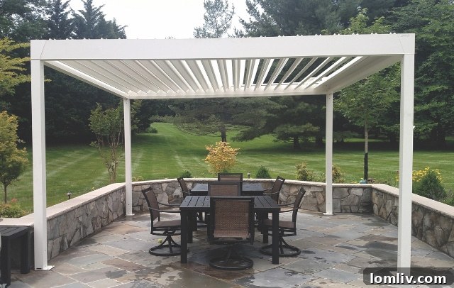 Architectural Corradi outdoor solution blending with modern home design