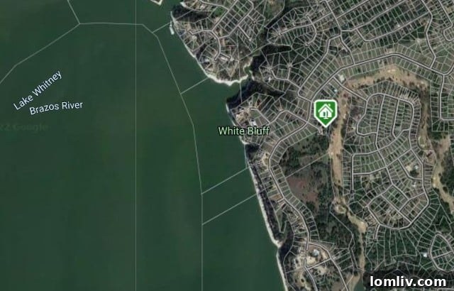 Lake Whitney Waterfront Access from White Bluff Home