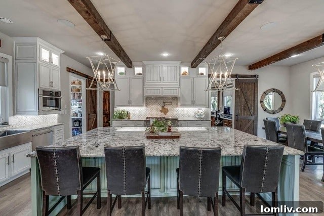 Gourmet Kitchen with Island for Entertaining