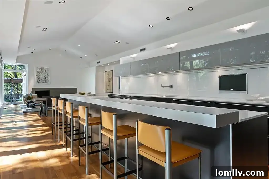 State-of-the-art Bulthaup kitchen with Miele appliances