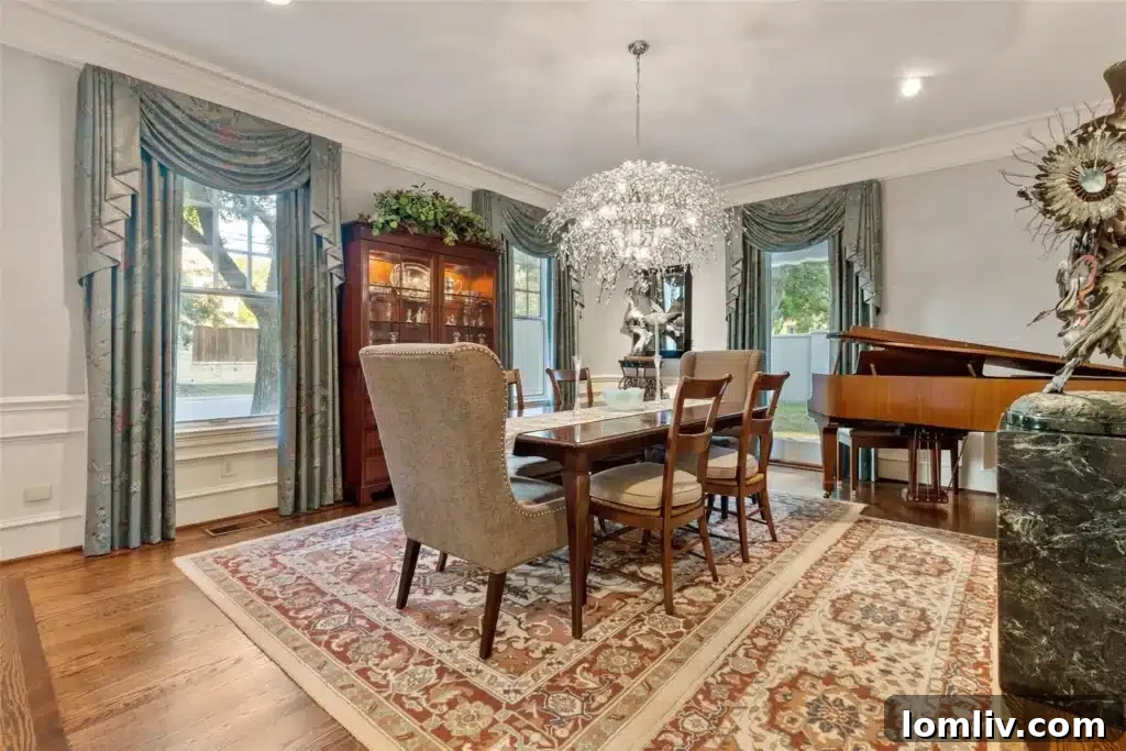 Luxurious living room or study with cross-beamed ceiling