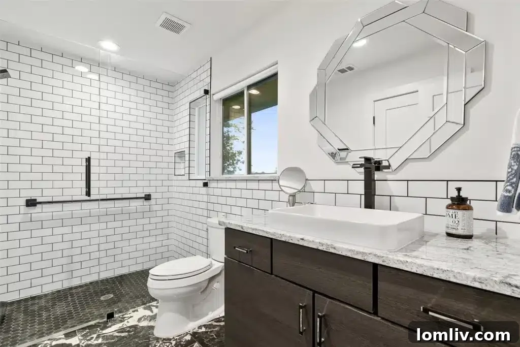 Cohesive Design: Updated Secondary Bedrooms and Bathrooms Maintaining Luxury
