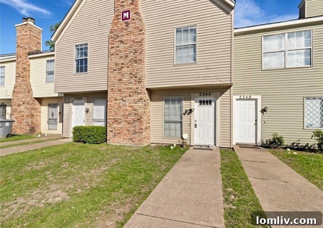 A modest single-family home at 2244 Aspen Drive, listed for $115,000.