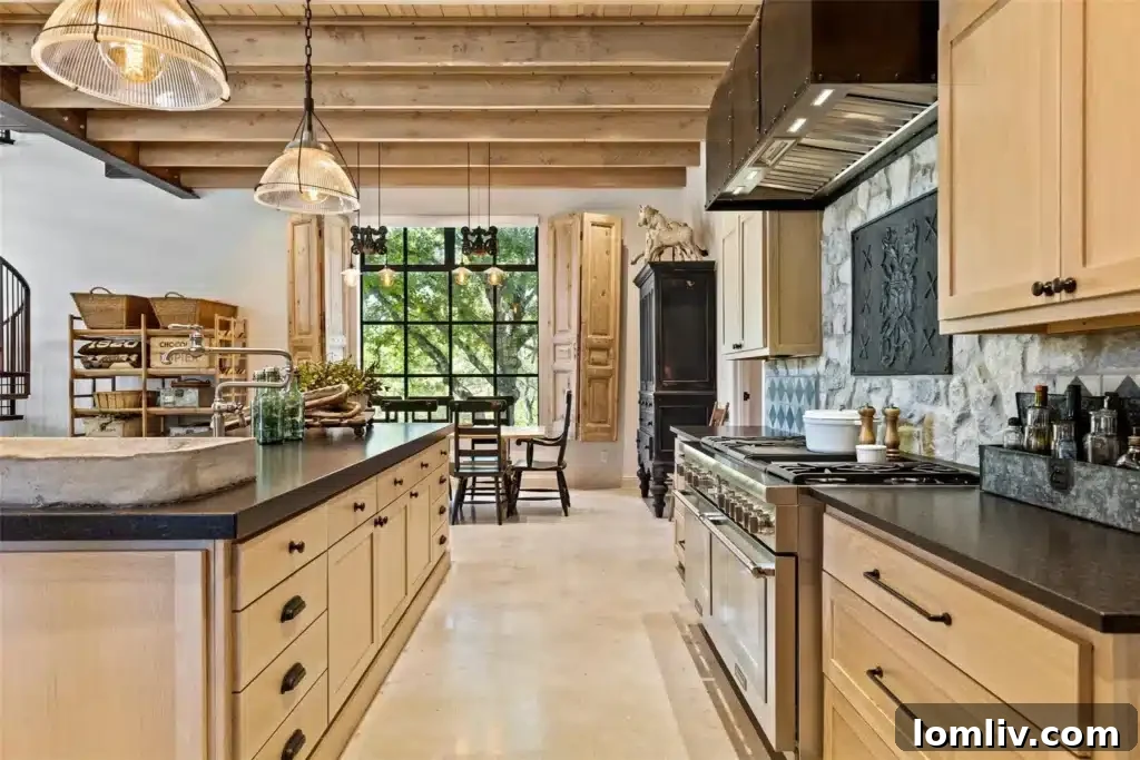Gourmet Chef's Kitchen with High-End Appliances
