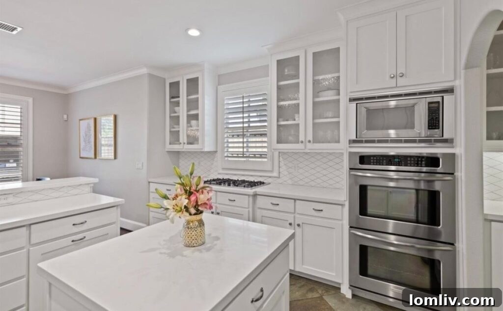 Luxurious primary bathroom with jetted tub and separate shower at 5507 Ridgedale Ave