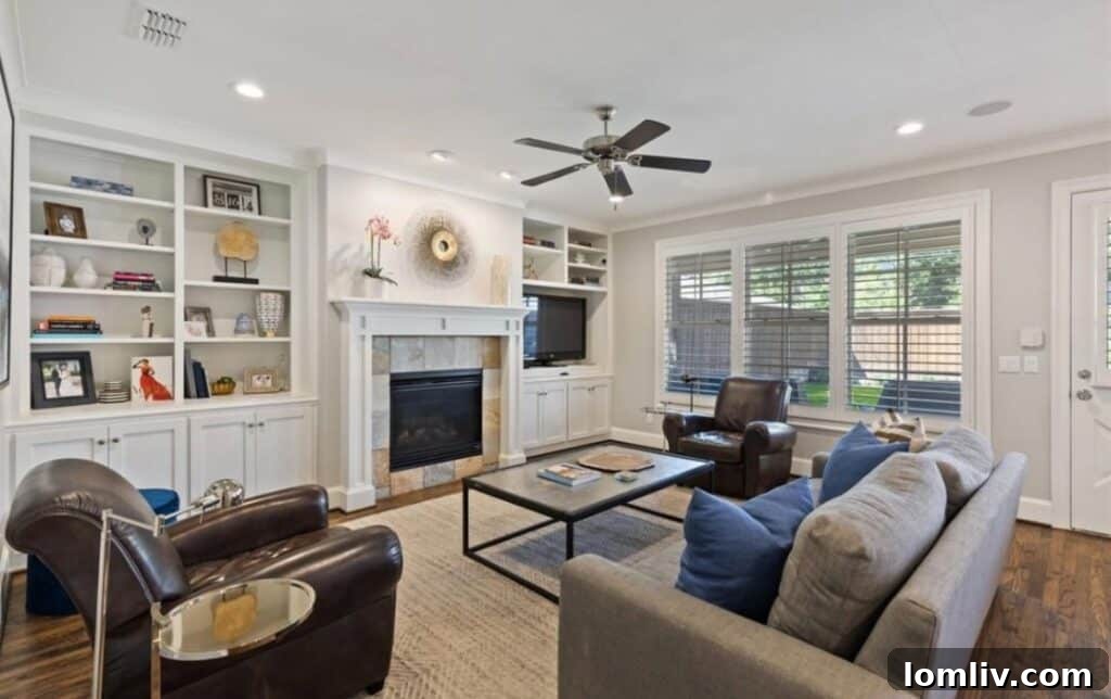 Elegant primary bedroom with ample natural light at 5507 Ridgedale Ave
