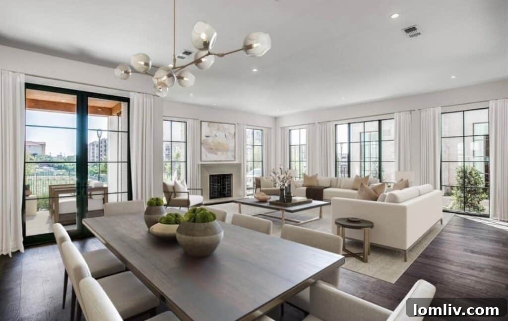Modern kitchen with custom cabinetry and island at 9851 Kingsway Ave