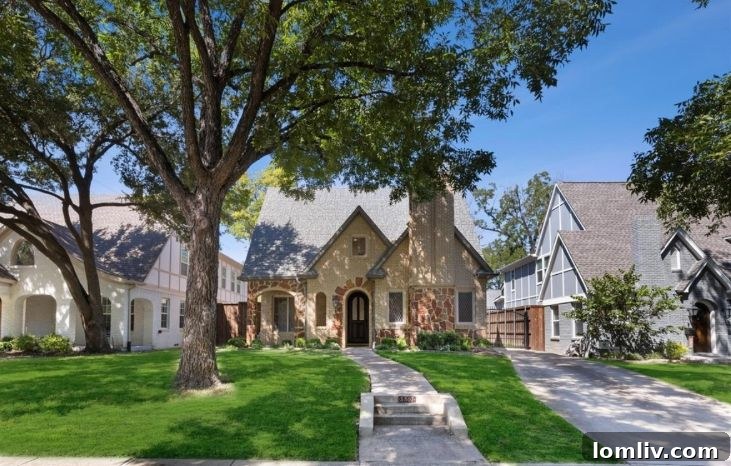 Charming exterior of the home at 5507 Ridgedale Ave in the M Streets Conservation District