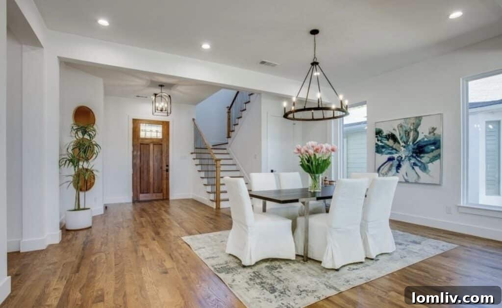 Inviting Covered Front Porch