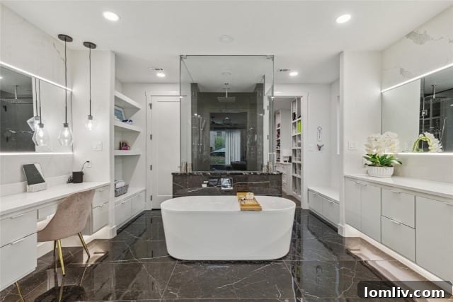 Designer Kitchen with Unique Island Seating and Modern Appliances