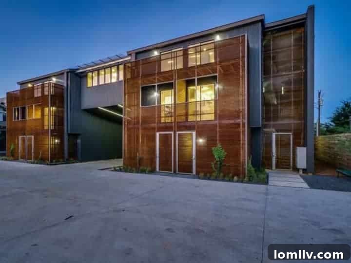 Modern loft suite available for short-term rent in a Dallas building, showcasing typical urban STR options.