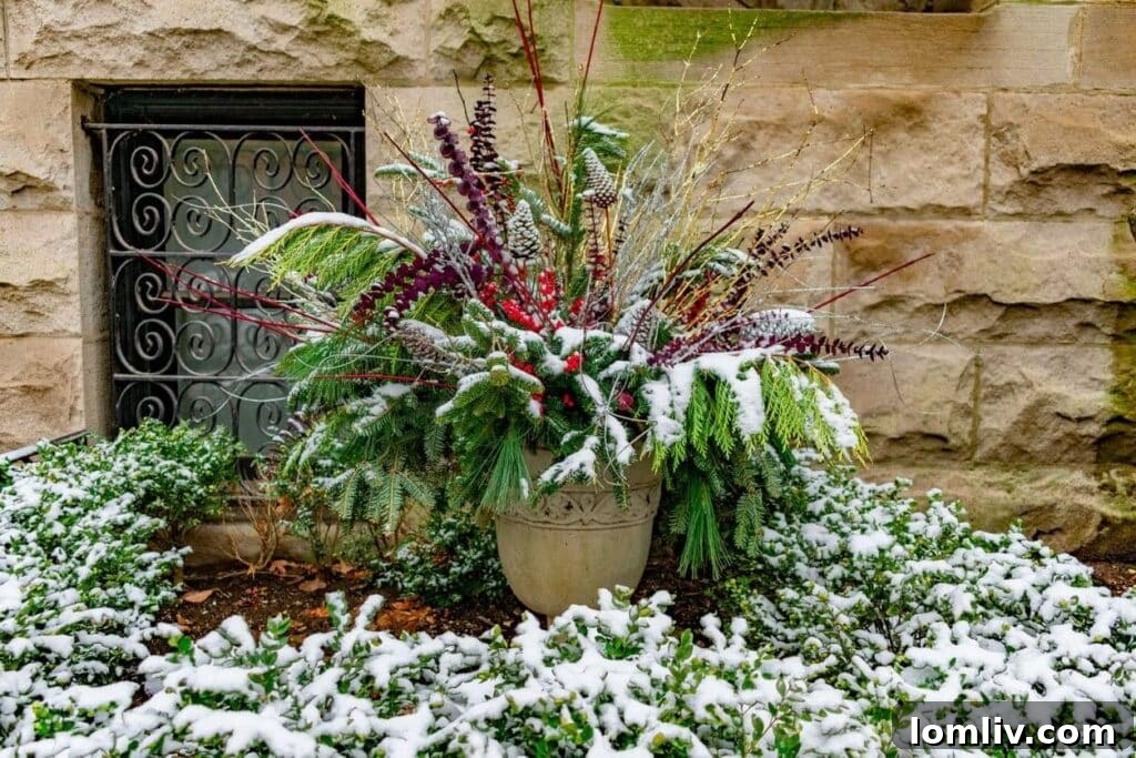 Garden covered with a protective sheet to shield plants from frost and cold.