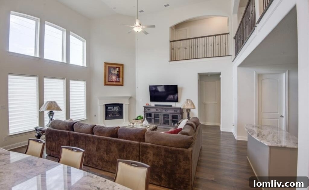 Gourmet kitchen with large island and modern appliances