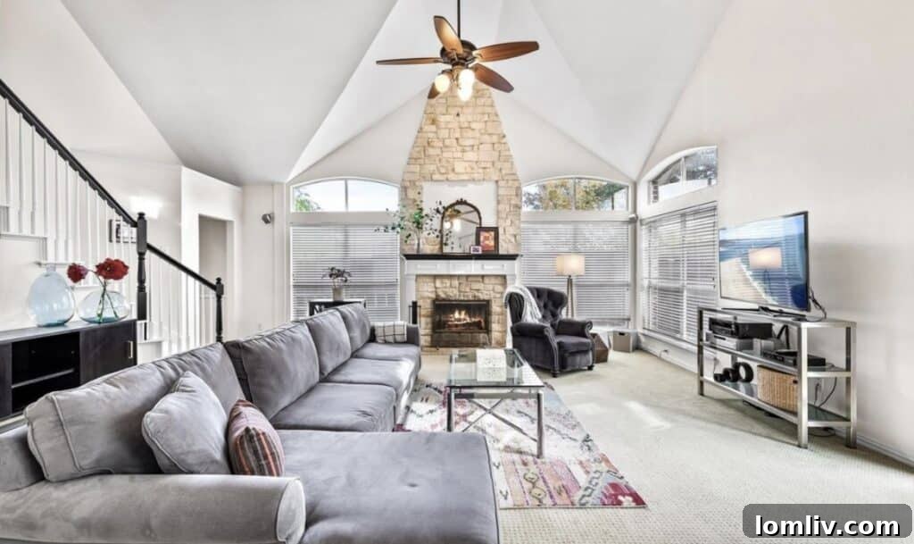 Elegant dining area adjacent to the kitchen