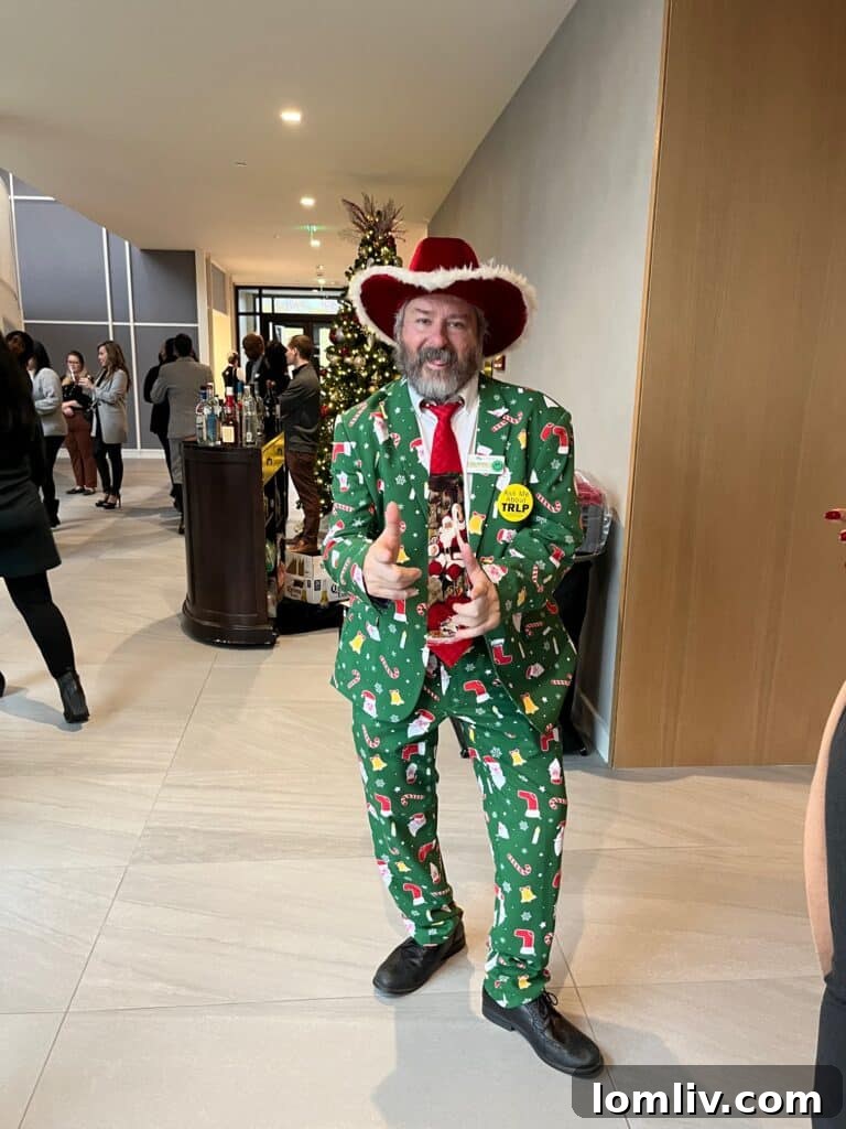 Gary Nordling, MetroTex board member, ready to celebrate at the Irving grand opening
