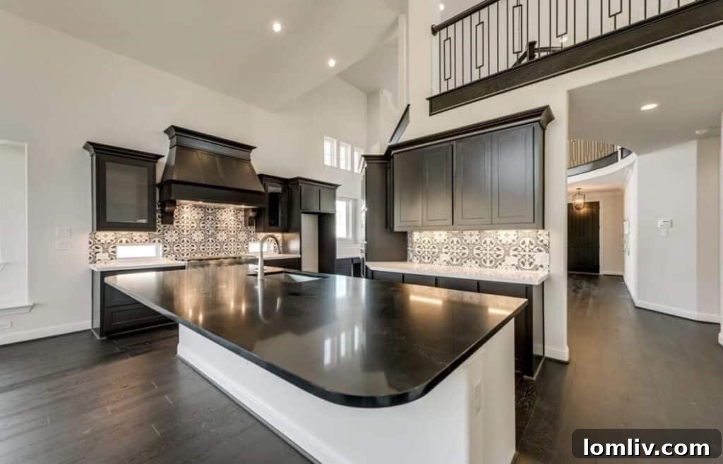 Gourmet kitchen with six-burner range and stainless steel appliances