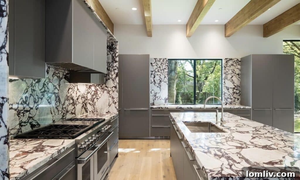New Year Aspirations Early Bird Workouts and a $15 Million Estate 11 Interior view revealing modern and elegant design elements at 9131 Devonshire Drive