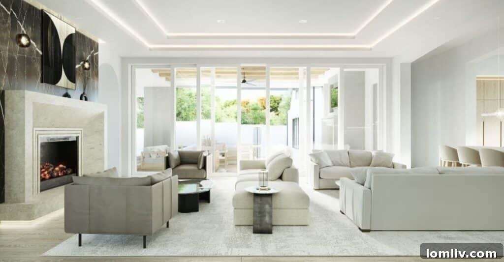 Chic Interior Design of Highland Park Luxury Home