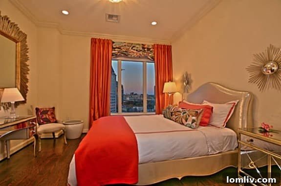 Elegant Bedroom 2 in Dallas Ritz Condo