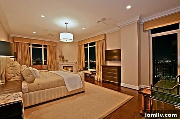 Master Bedroom in Chris Bosh's Dallas Home