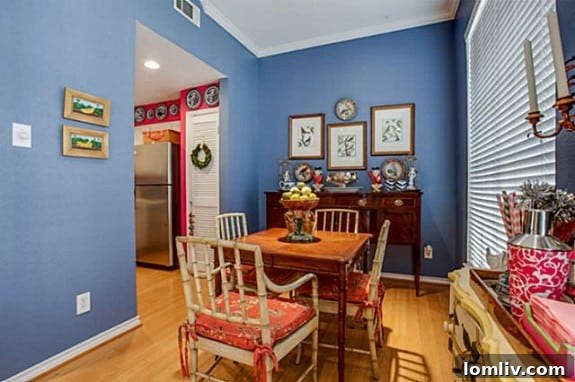 Elegant Dining Space in Turtle Creek Condo