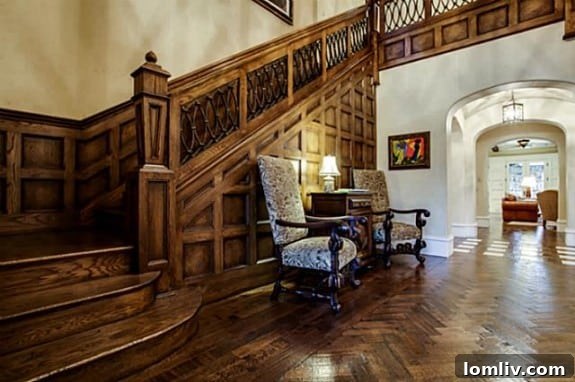 Grand Foyer with Arched Entryways