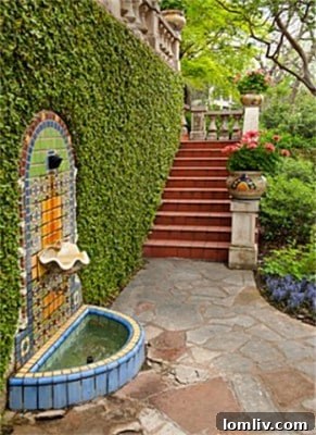 Beautiful Fountain in the Italianate Gardens