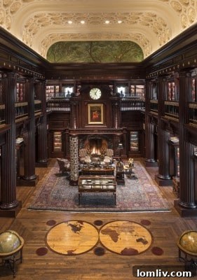 Inside the renowned Harlan Crow Library, showcasing a fraction of its vast historical collections