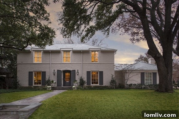 A glimpse into one of the beautifully preserved homes on the Park Cities Historic Home Tour