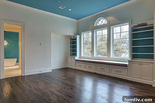 Cozy Bedroom with Window Bench and Built-ins 4337 Westway