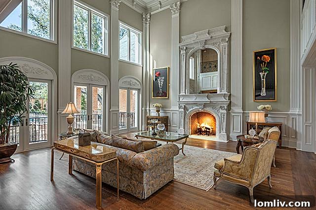 Strait Lane Dallas Luxury Living Room