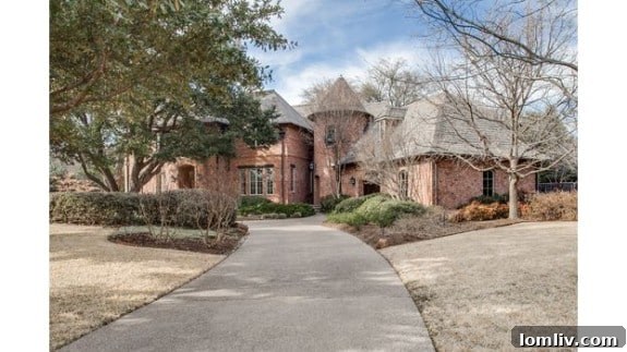 Stunning entrance of a luxurious estate on Falls Road, showcasing expert home staging