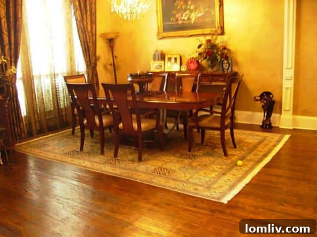 Formal dining room at 5219 Scarborough Lane, perfect for entertaining guests