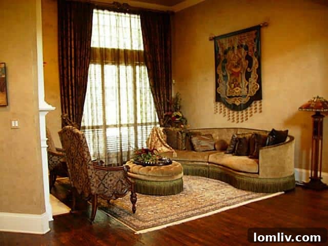 Spacious main living room at 5219 Scarborough Lane, showcasing ample space and natural light