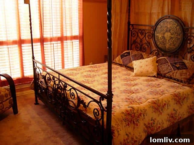 Cozy guest bedroom at 5219 Scarborough Lane, highlighting compact yet well-arranged space