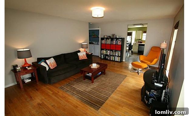 Bright and Inviting Living Room at 8622 Diceman Drive