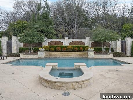 Sparkling Swimming Pool Area