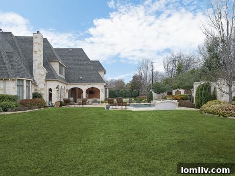 Expansive Grassy Lawn
