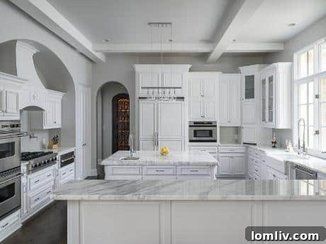 Gourmet Kitchen with Island