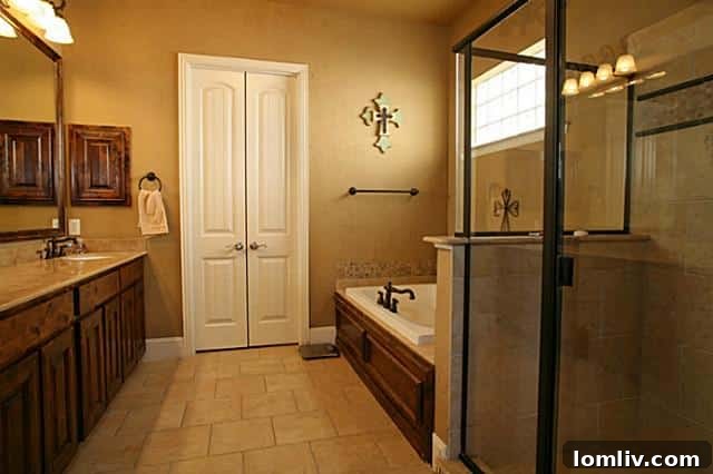 Spa-like Master Bathroom at 8325 Lindsay Gardens