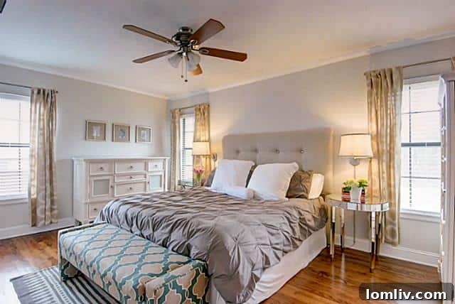 Glamorous Master Bedroom at 851 Peavy Road