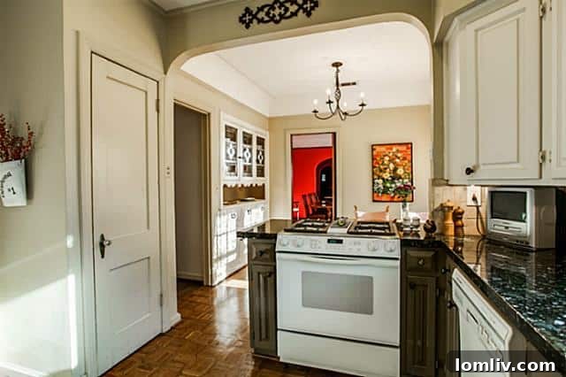 Detail View of Updated Kitchen in Lakewood Home
