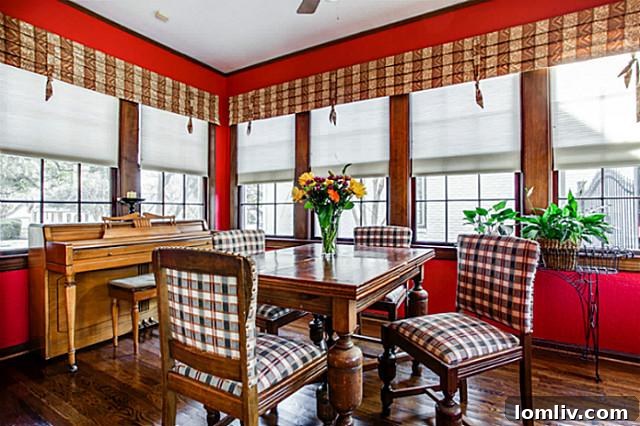 Spacious Dining Room with Architectural Details - 6523 Lakewood Blvd