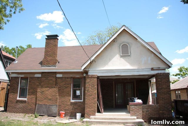 Construction details of a renovated Tudor home in Oak Cliff